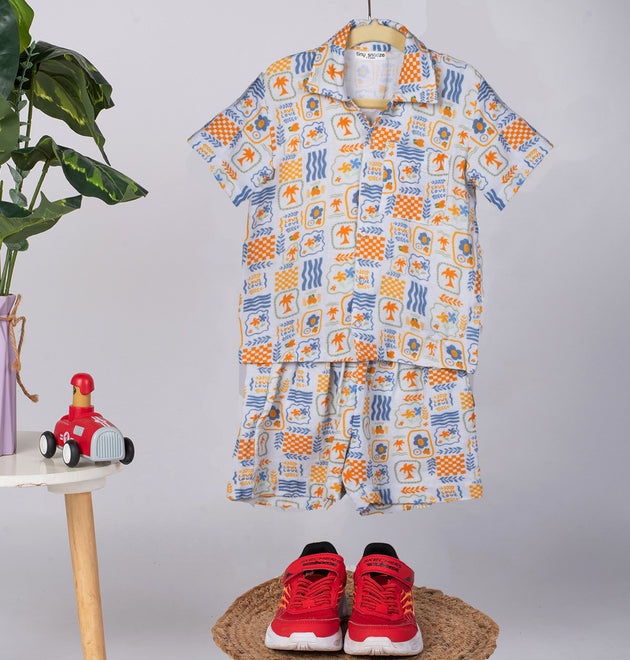 Boys Co-Ord Set- Beach Holiday