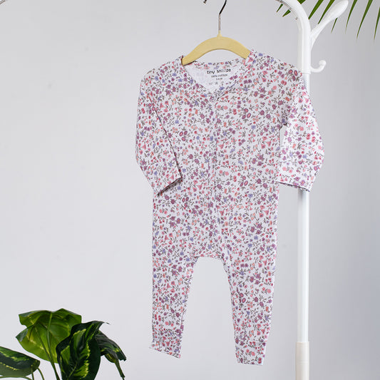 Cotton Sleepsuit- Blossom