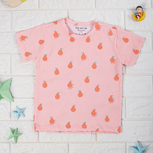 Kids Cotton Tshirt- Pears
