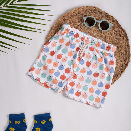 Boys Shorts- Apples