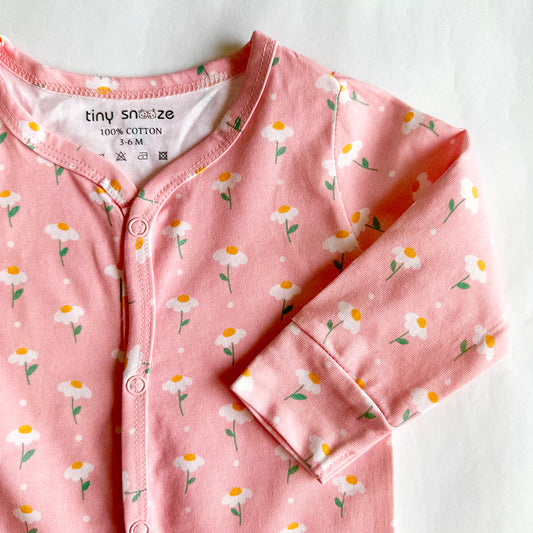 Cotton Sleepsuit- Dandelion