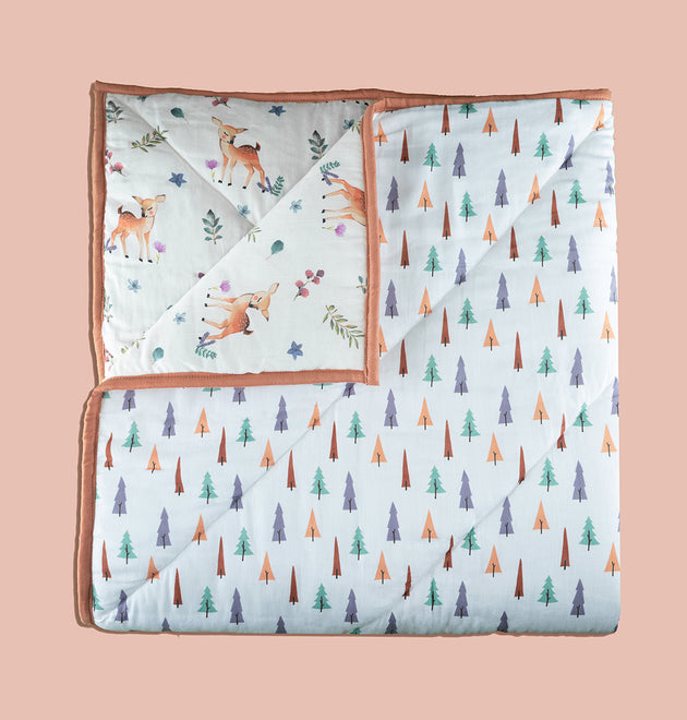 Organic Quilt- Enchanted Forest