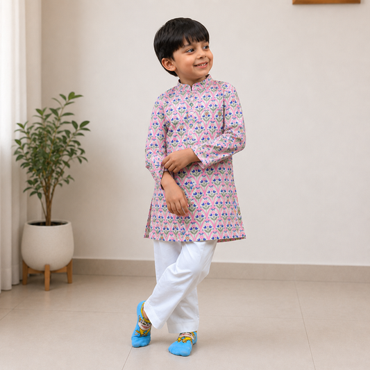 Boys Kurta Set- Tulips