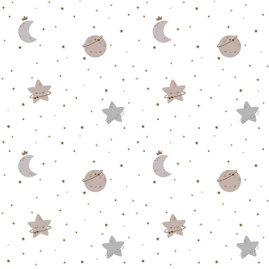 Organic Burp Cloths (Set of 2)- Starry Nights