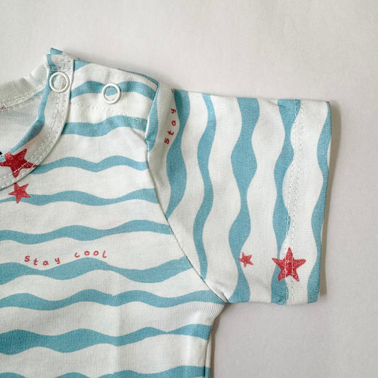 Kids Cotton Tshirt- Waves