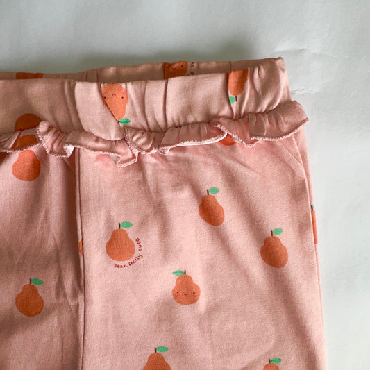 Girls Cotton Leggings- Pears
