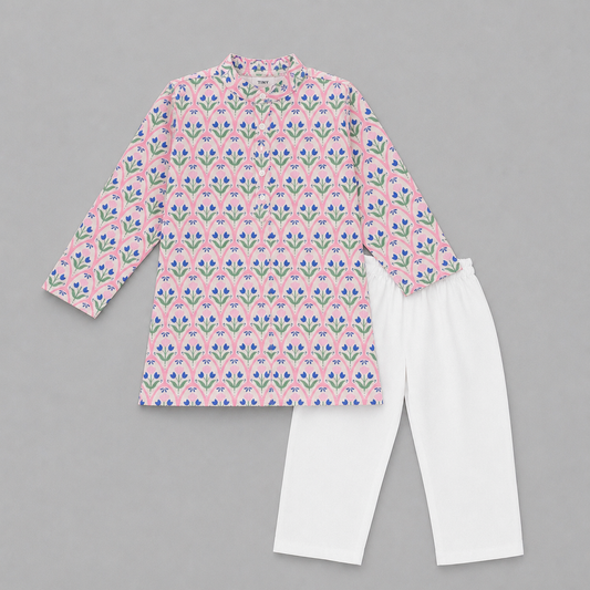 Boys Kurta Set- Tulips