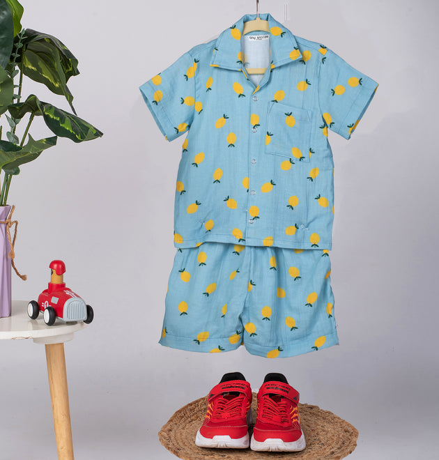 Boys Co-Ord Set- Lemons