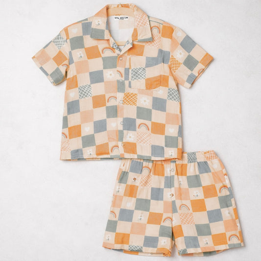 Boys Co-Ord Set- Boho Checks
