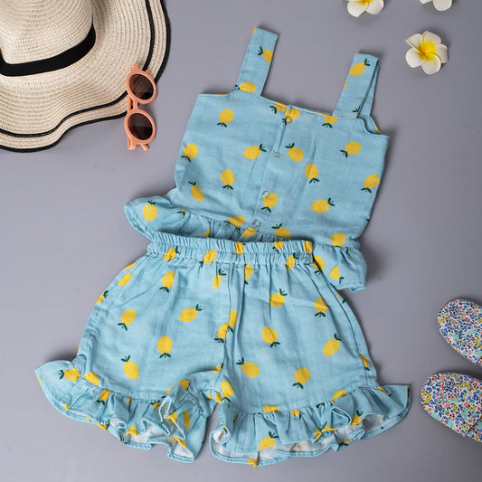 Girls Co-Ord Set- Lemons