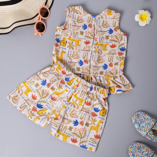 Girls Co-Ord Set- Wildlife
