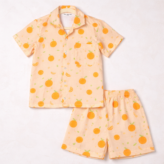 Boys Co-Ord Set- Oranges