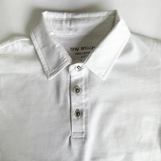 Boys Polo Tshirt- Cream