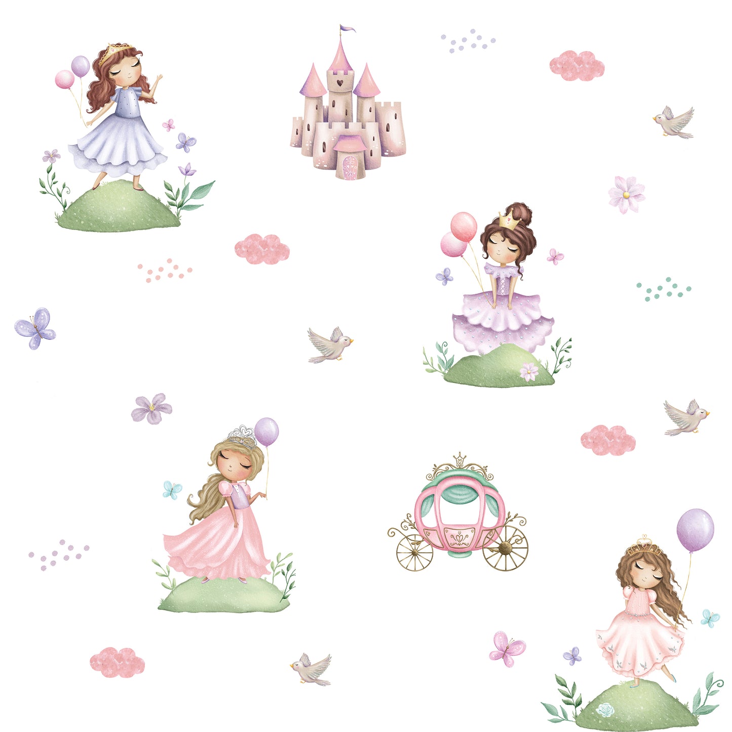 Muslin Jhablas (Set of 2)- Fairytale