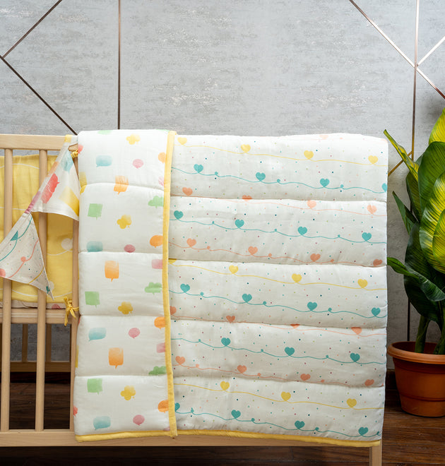 Organic Quilt- Lost in Thoughts