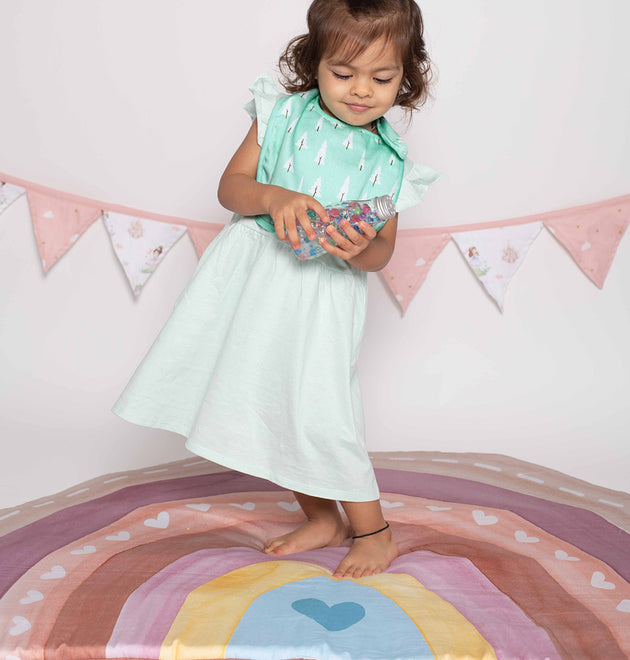 Cotton Playmat- Rainbow