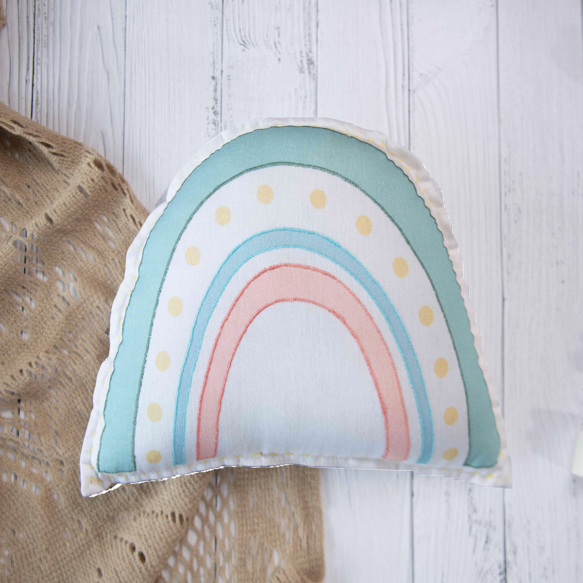 Shape Cushion - Colorful Rainbow
