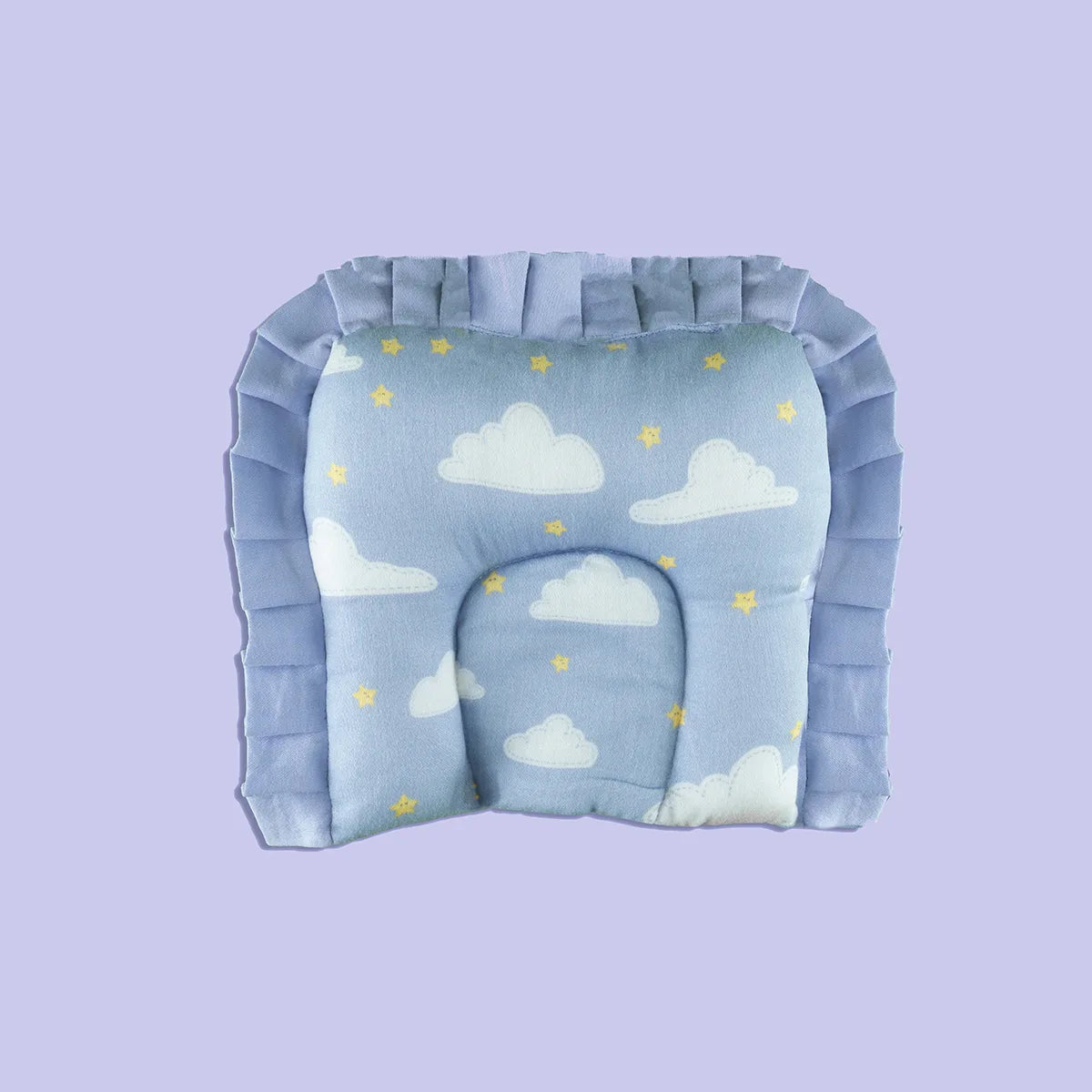 Newborn U-Pillow- Purple Clouds