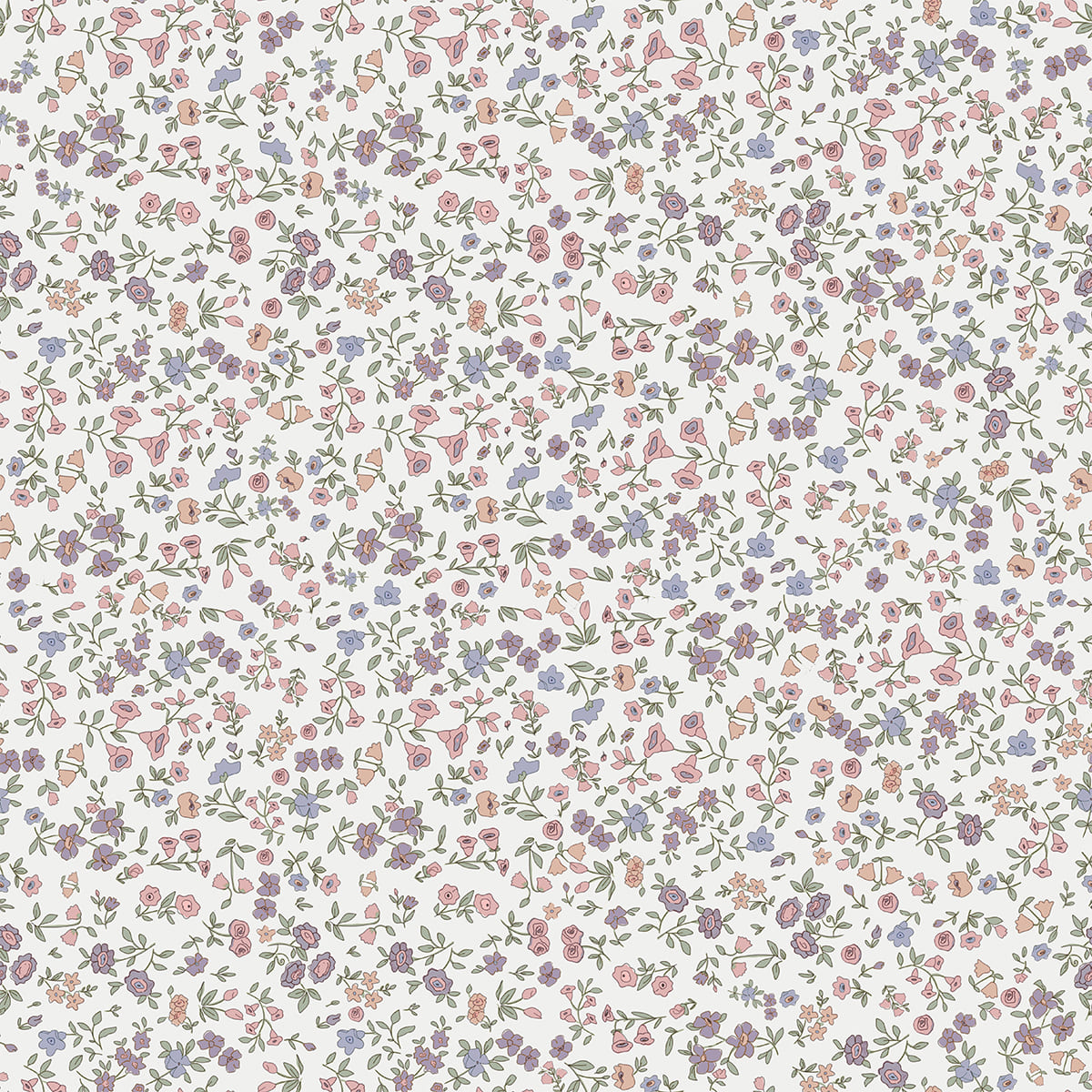 Kimono Bodysuits- Blossom & Purple Hearts- Pack of 2