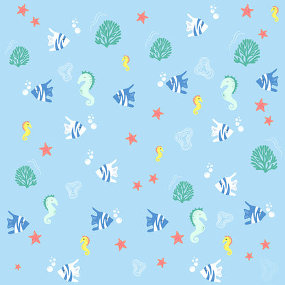 Kids Cotton Tshirt- Underwater