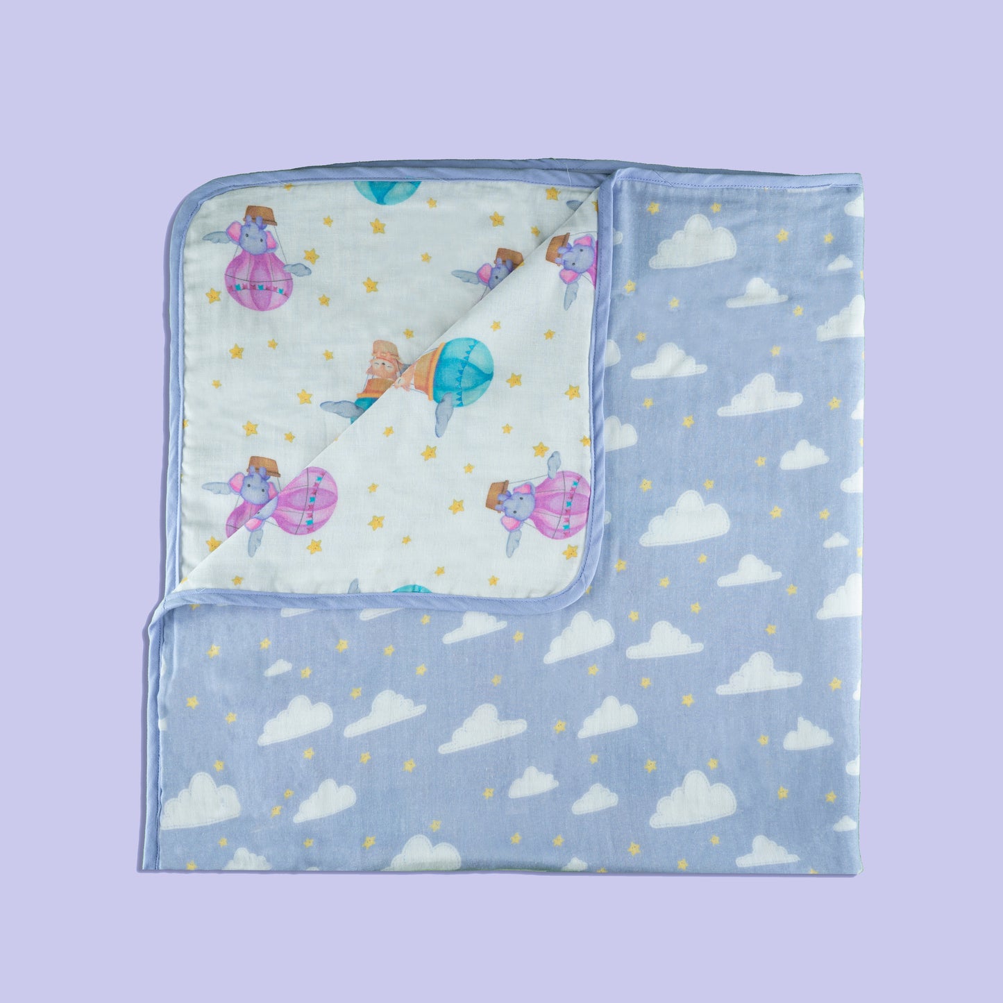Organic Muslin Blanket- Sky is The Limit