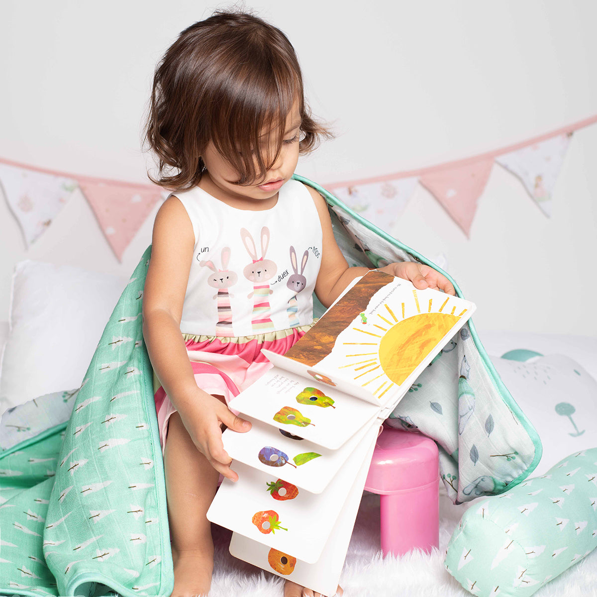 Organic Muslin Blanket- Arctic