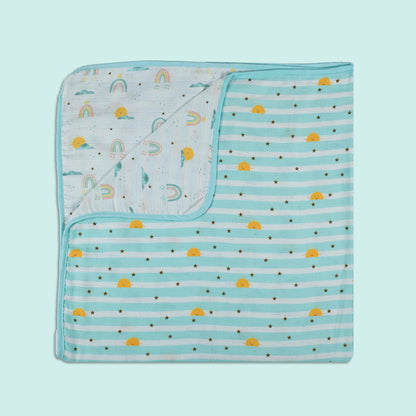 Organic Muslin Blanket- Horizon