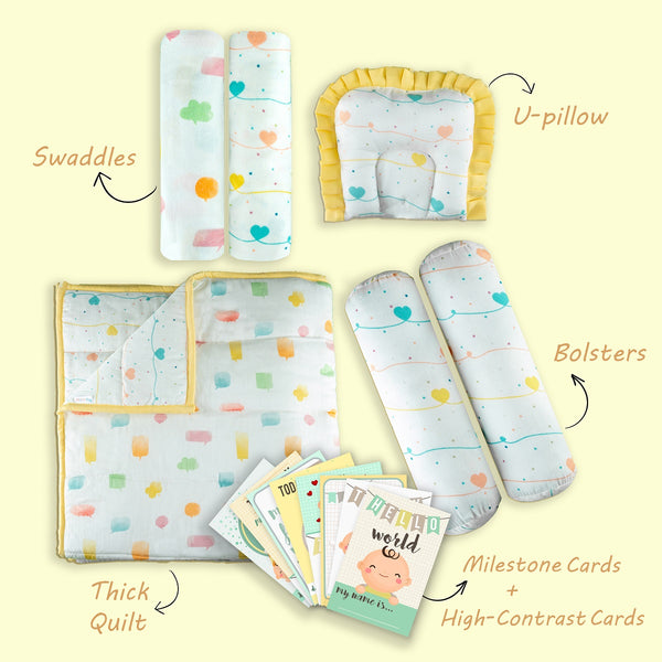 Newborn Gift Set- Lost in Thoughts| Set of 6