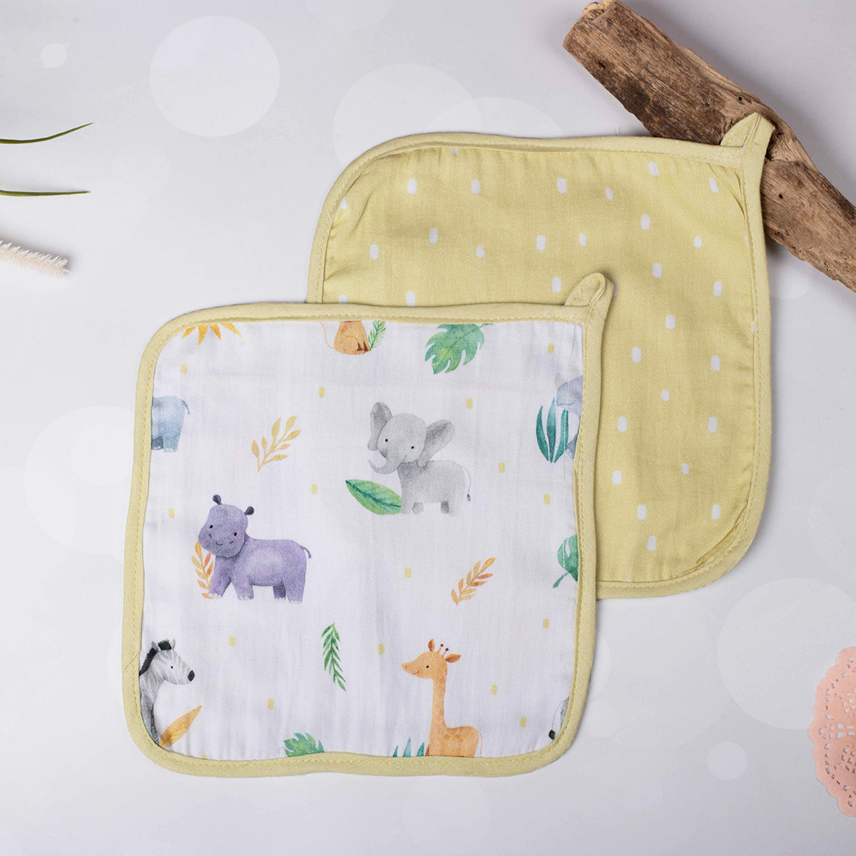 Organic Washcloths (Set of 2)- Into The Wild