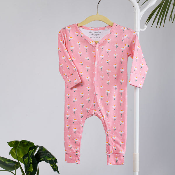 Cotton Sleepsuit- Dandelion