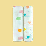 Organic Muslin Swaddles (Set of 2)- Lost in Thoughts