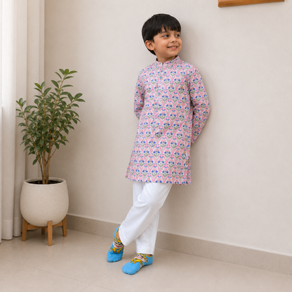 Boys Kurta Set- Tulips