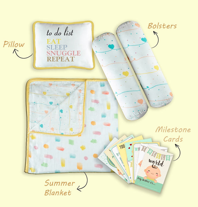 Mini Cot Set- Lost in Thoughts| Set of 4