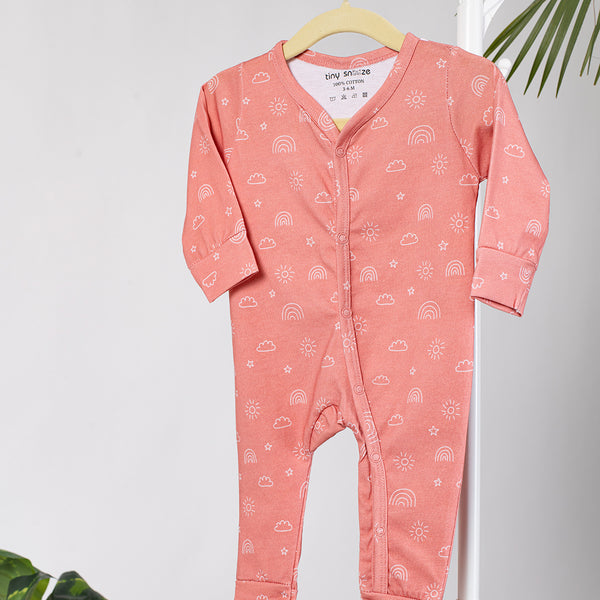 Cotton Sleepsuit- Magical Sky