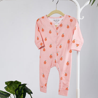 Cotton Sleepsuit- Pears