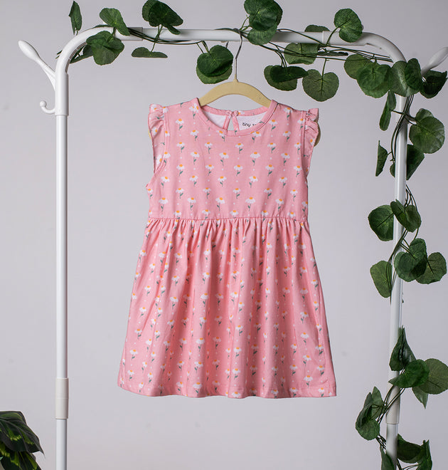 Girls Cotton Frock- Dandelion