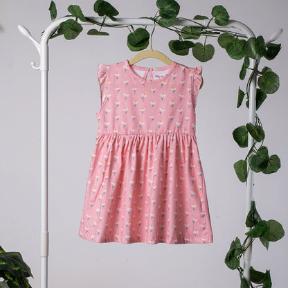 Girls Cotton Frock- Dandelion