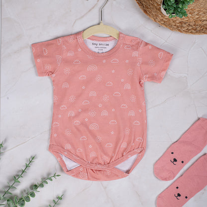 Cotton Bodysuit- Magical Sky