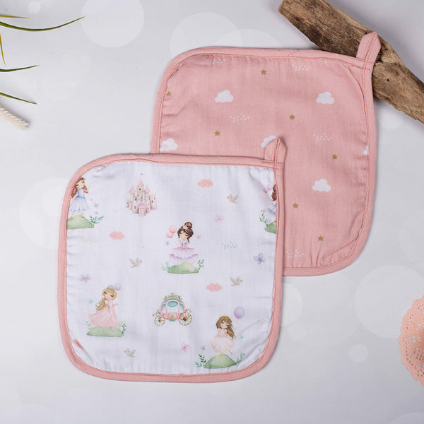 Organic Washcloths (Set of 2)- Fairytale