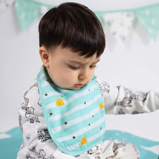 Organic Bibs (Set of 2)- Horizon