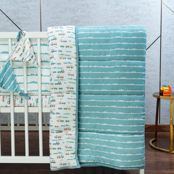 Organic Quilt- Traffic Jam