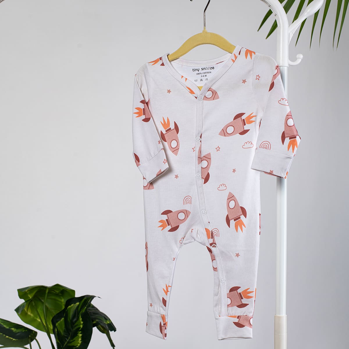 Cotton Sleepsuits- Space & Magical Sky- Pack of 2