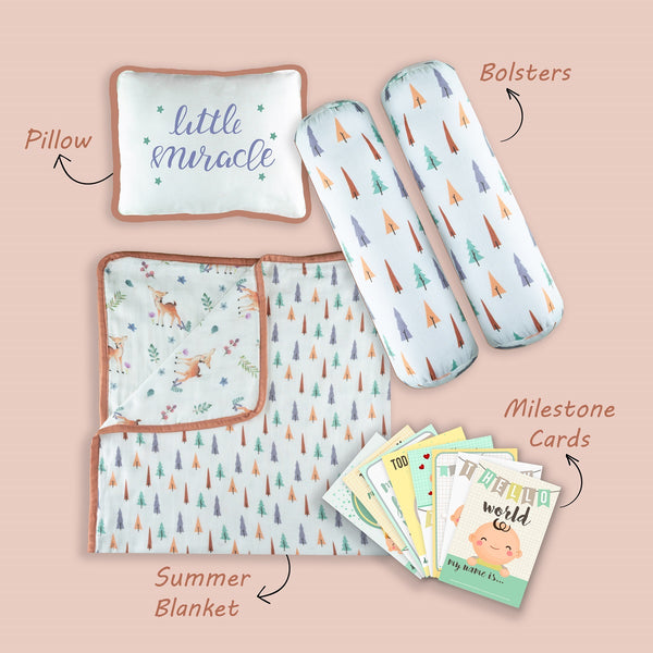 Mini Cot Set- Enchanted Forest| Set of 4