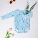 Cotton Kimono Bodysuit- Underwater