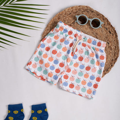 Boys Shorts- Apples