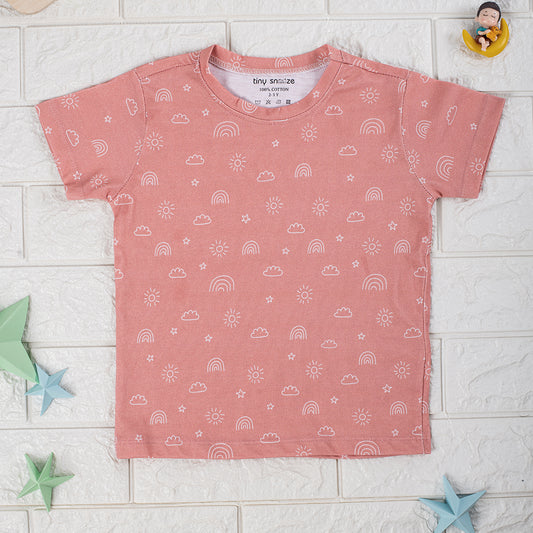 Kids Cotton Tshirt- Magical Sky