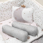 Organic Pillow & Bolsters - Moon | Set of 3