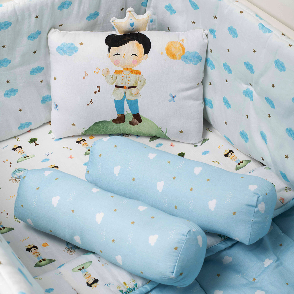 Organic Pillow & Bolsters -  Prince | Set of 3
