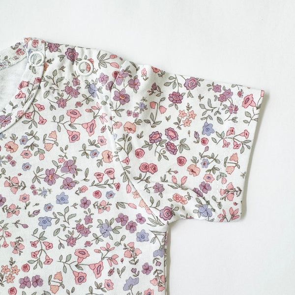 Cotton Bodysuit- Blossom