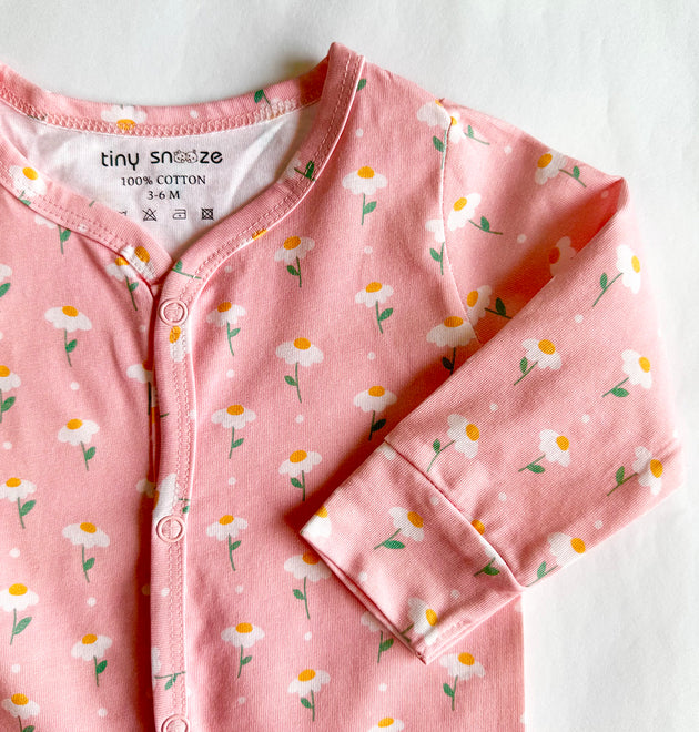 Cotton Sleepsuit- Dandelion
